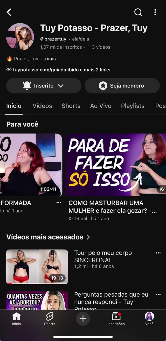 Canal Tuy Potasso — Prazer, Tuy no YouTube